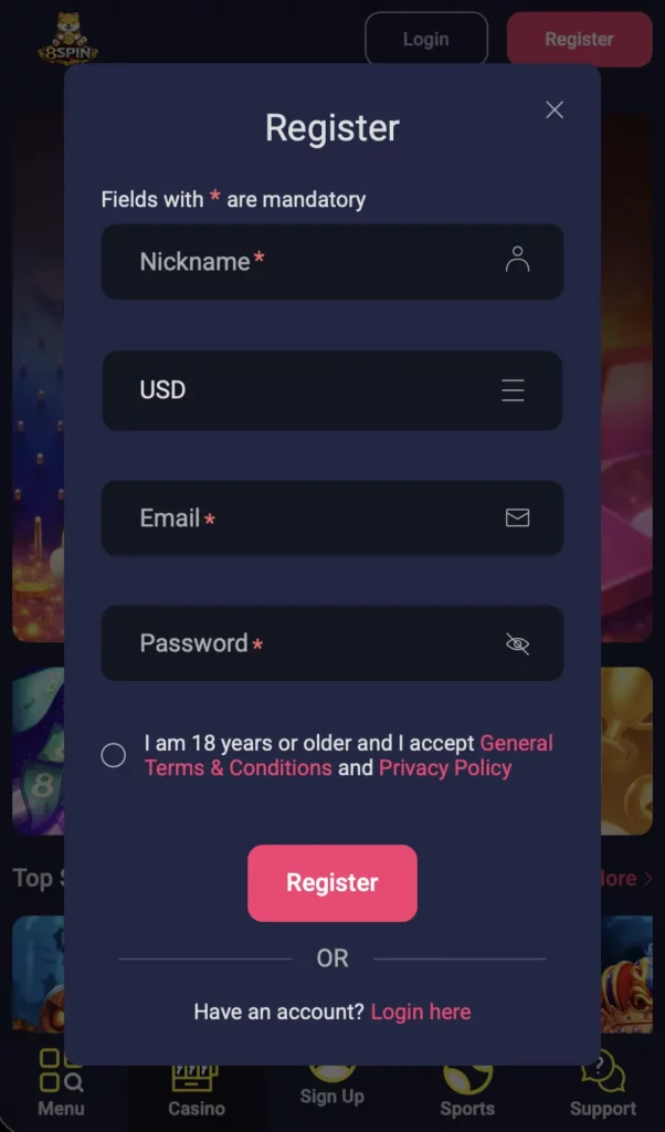 Requirements for Singapore Players